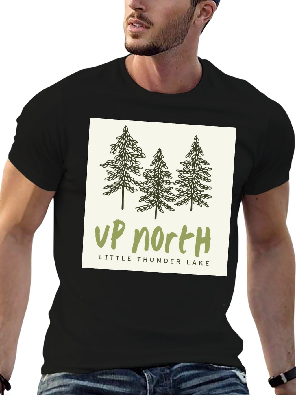 Up North Little Thunder Lake Graphic Tee