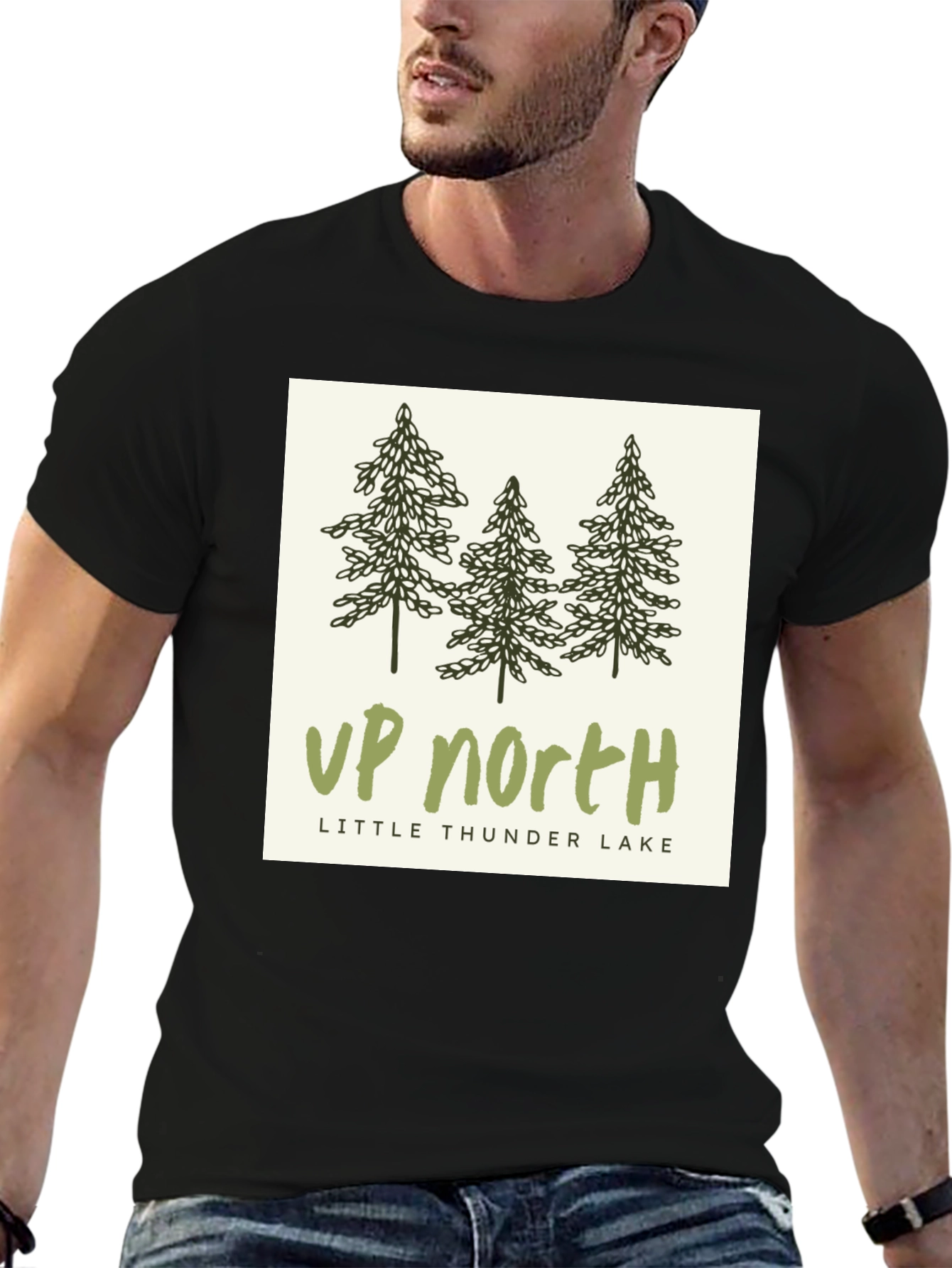 Up North Little Thunder Lake Graphic Tee