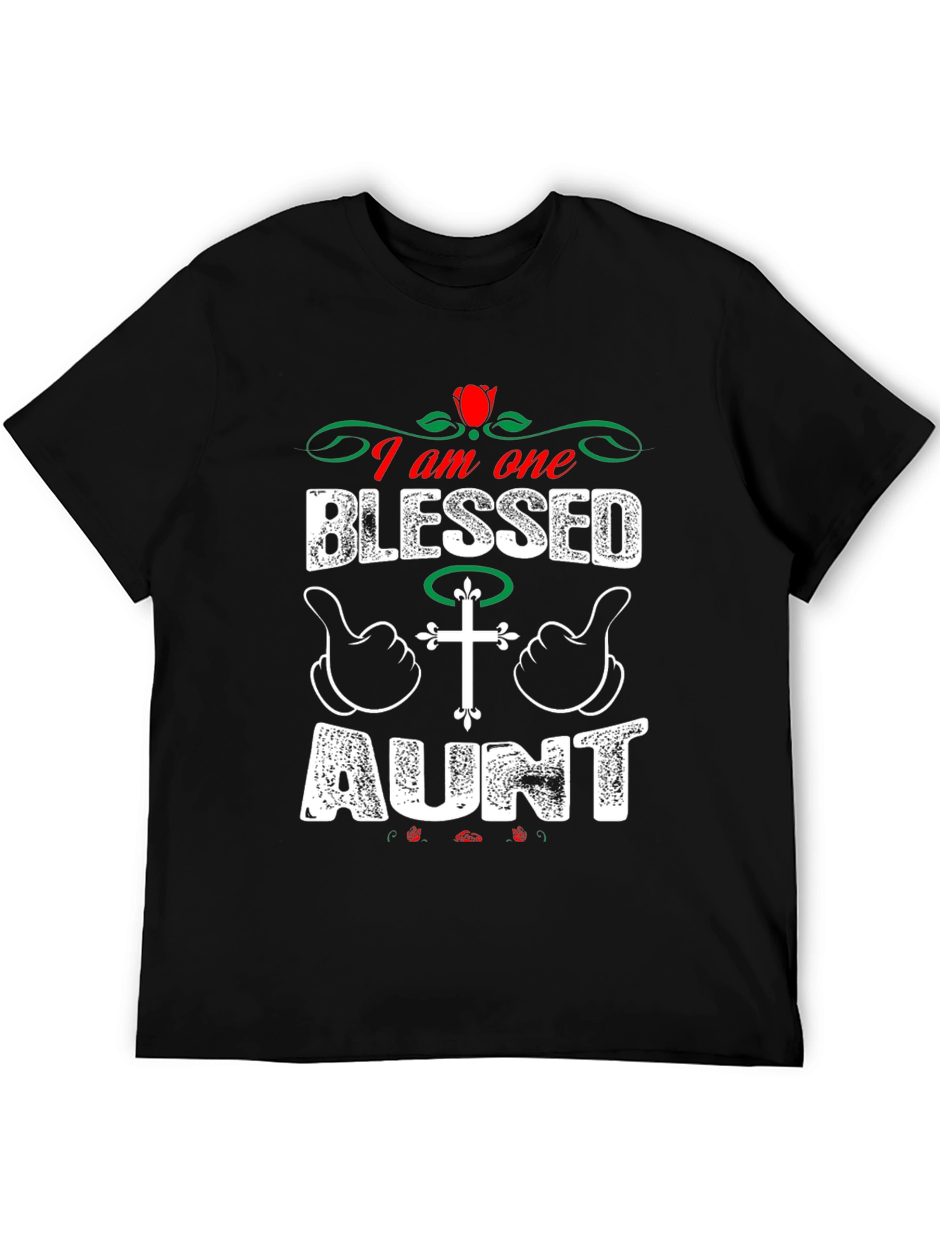 Blessed Aunt T-Shirt: I Am One Blessed Aunt Graphic Tee
