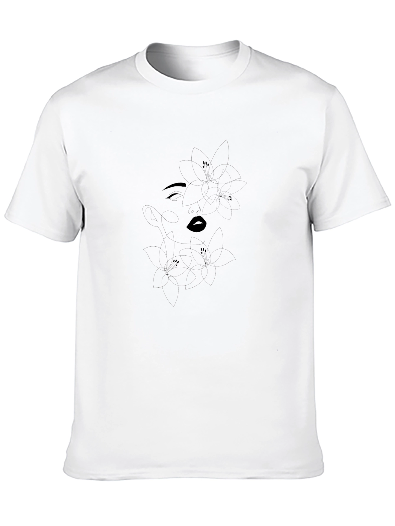 Graphic Print Black T-Shirt for Men