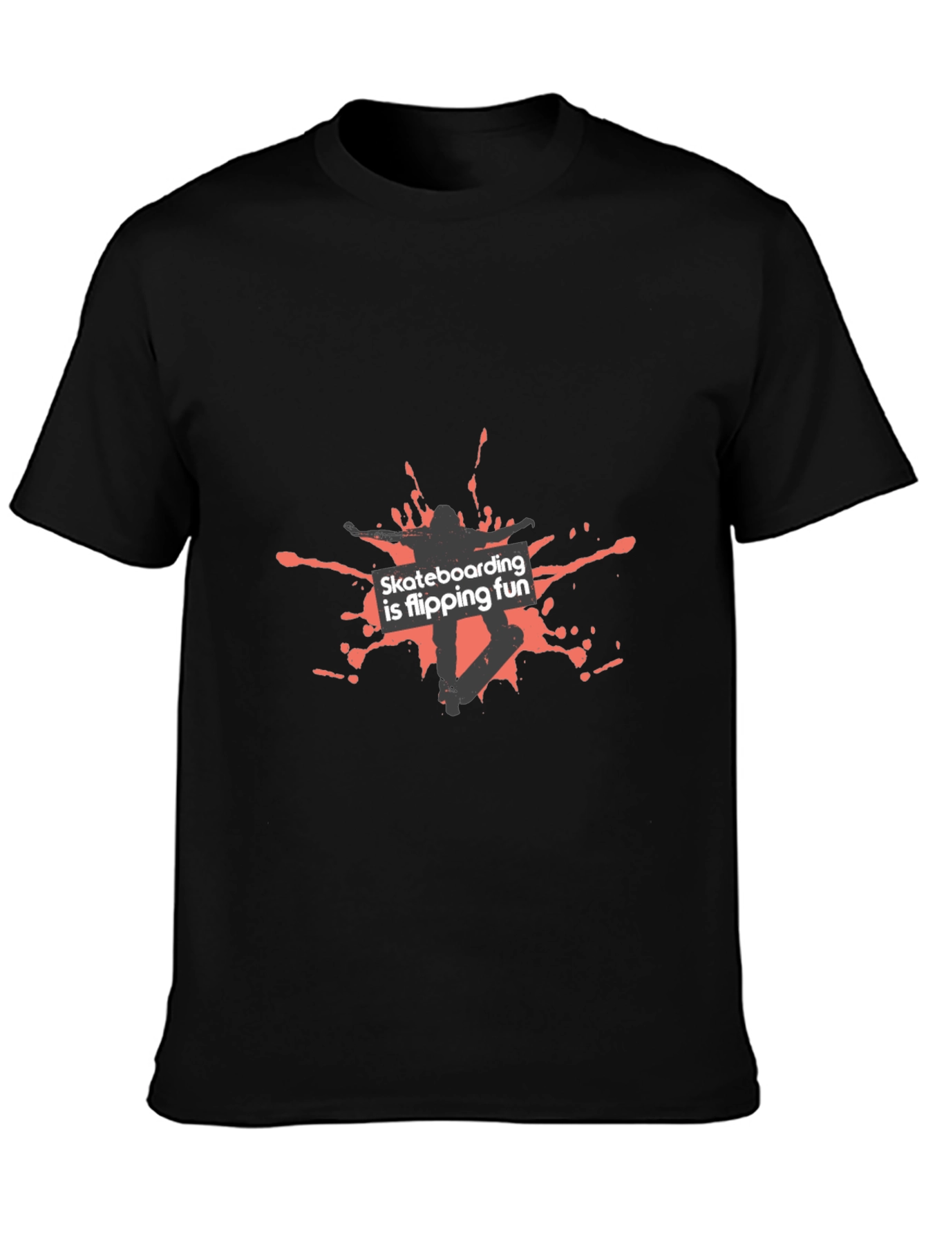 Skateboarding is Flipping Fun Graphic Tee