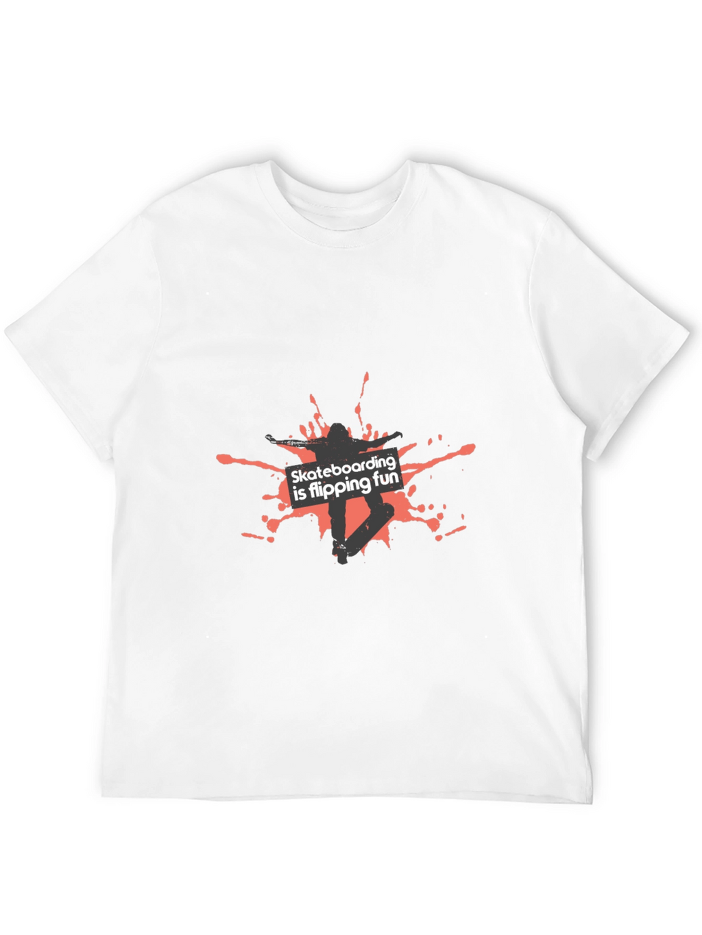 Skateboarding is Flipping Fun Graphic Tee