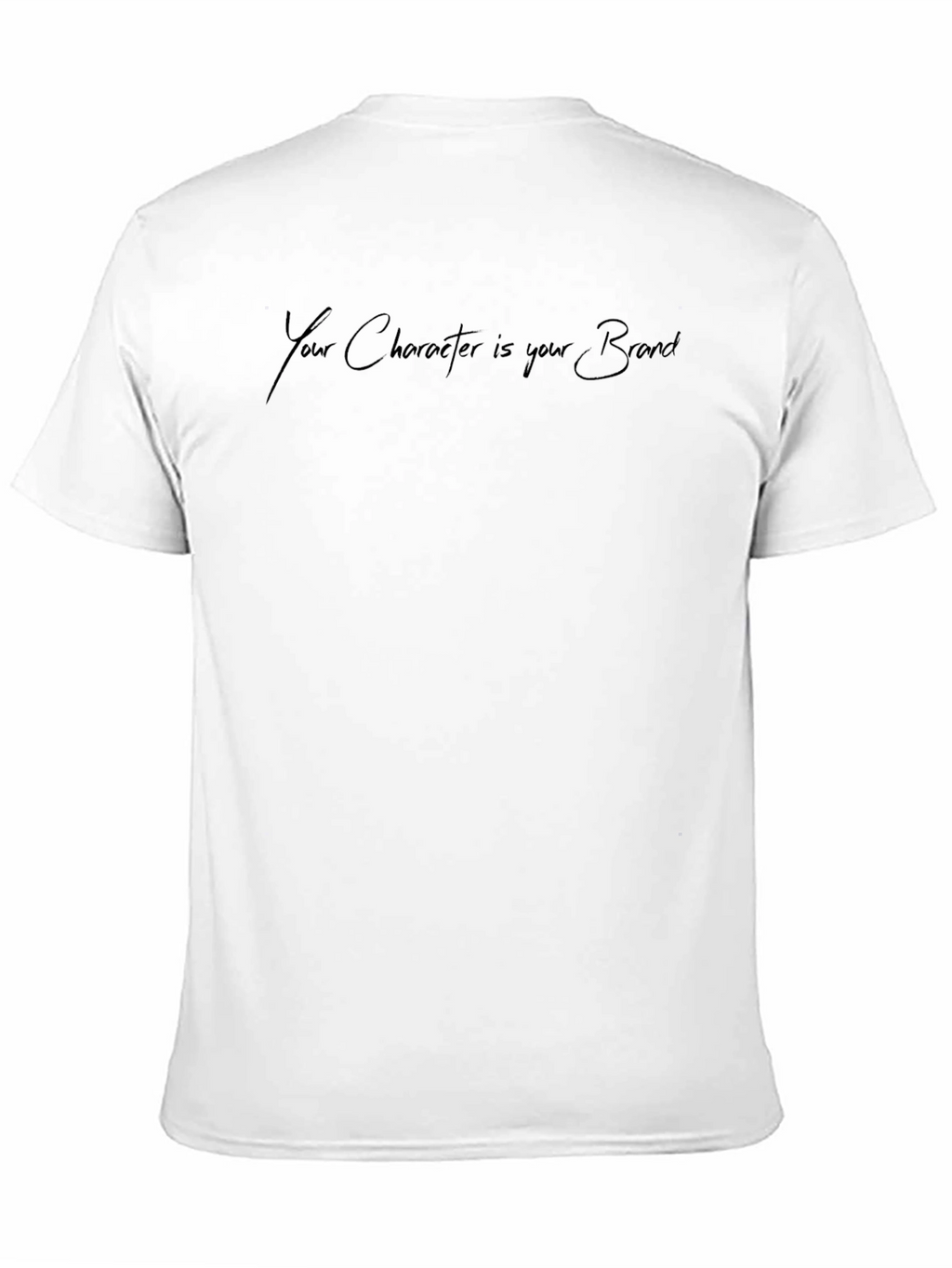 Character is Your Brand Black Graphic Tee