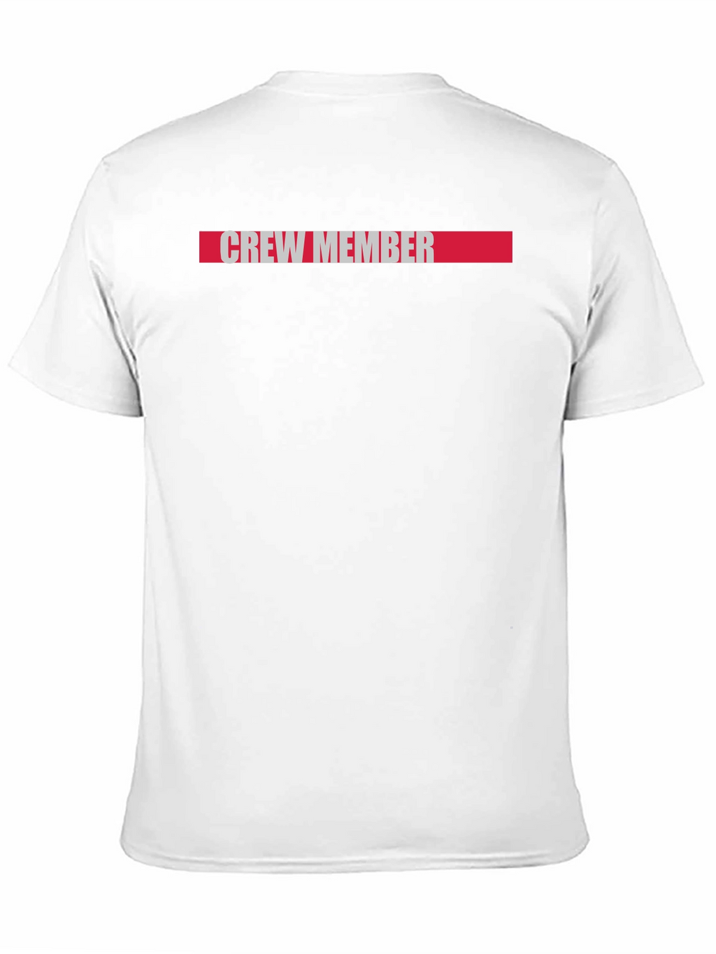 Crew Member Graphic Tee - Black Cotton Casual T-Shirt