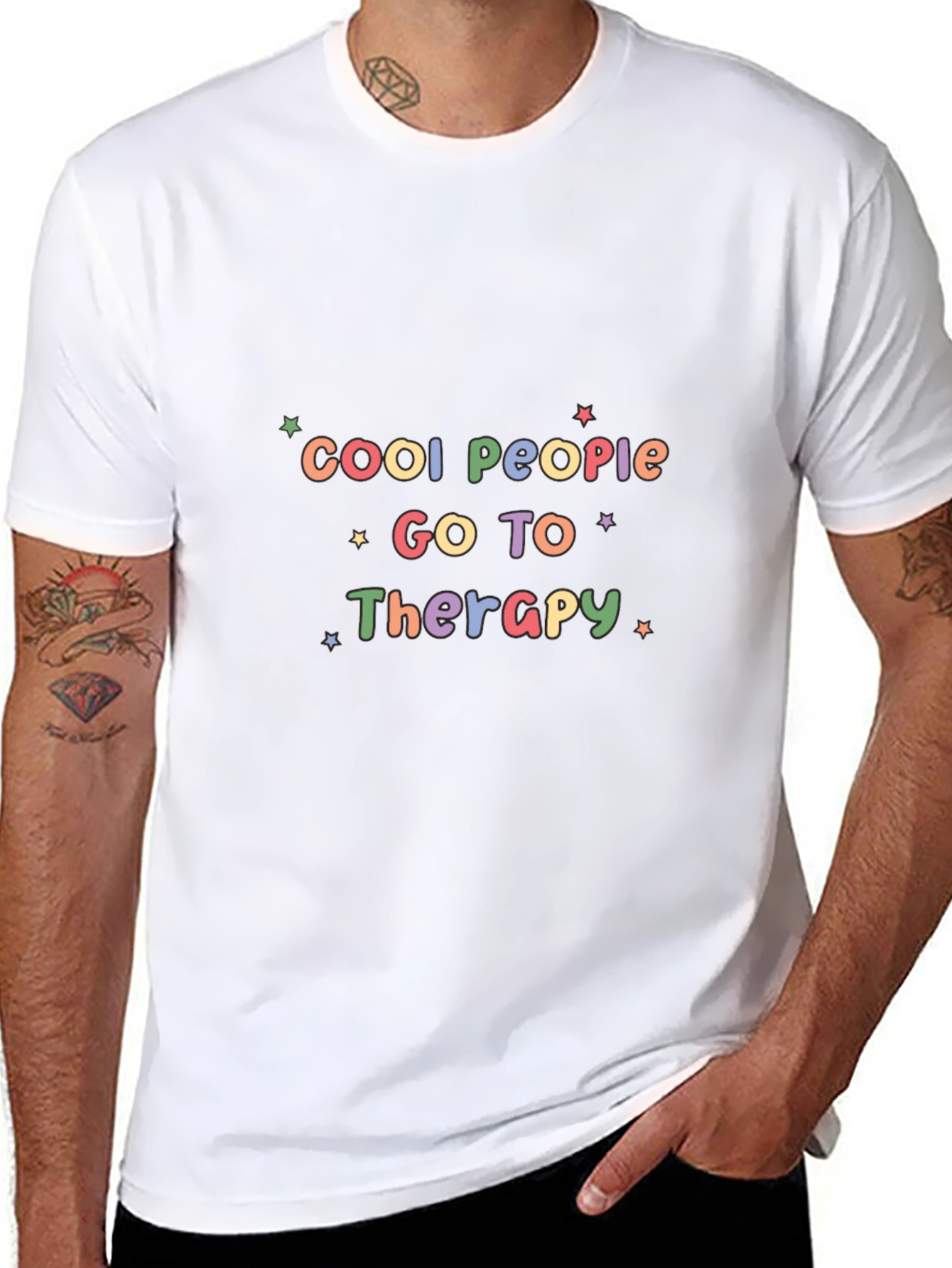 Cool People Go To Therapy Tee