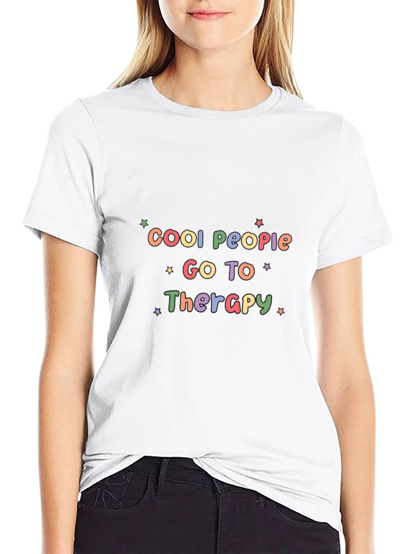 Cool People Go To Therapy Tee