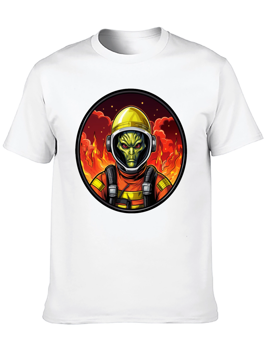 Alien Firefighter Graphic Tee