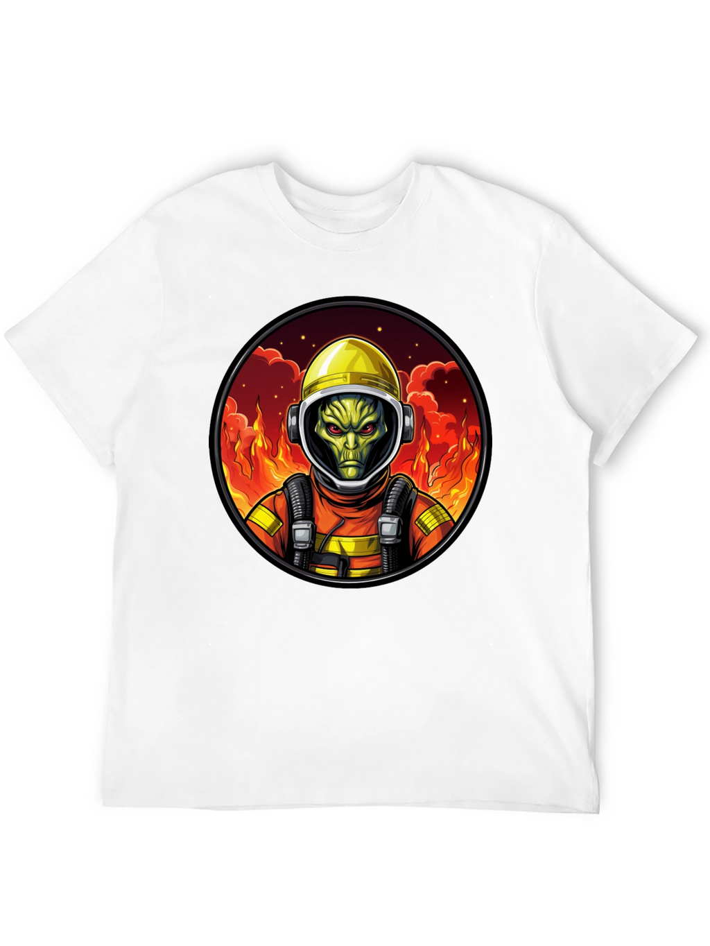 Alien Firefighter Graphic Tee