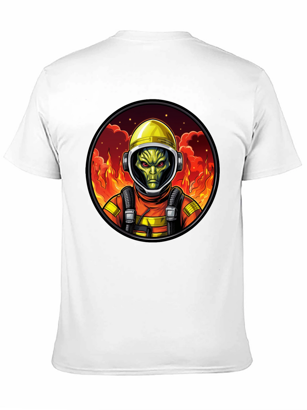 Alien Firefighter Graphic Tee