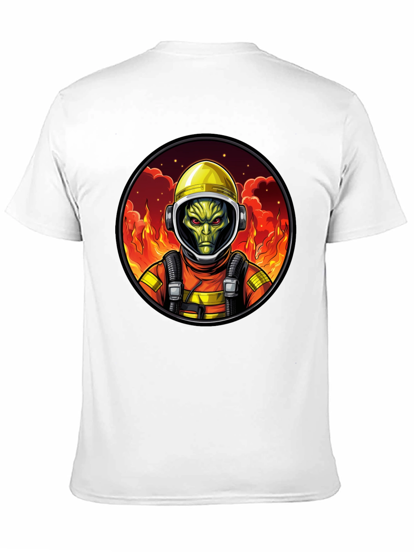 Alien Firefighter Graphic Tee