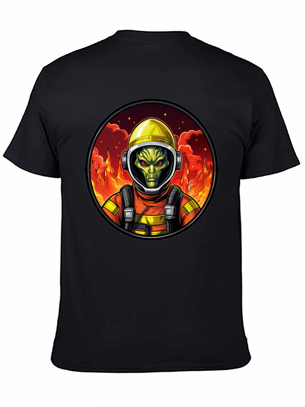 Alien Firefighter Graphic Tee