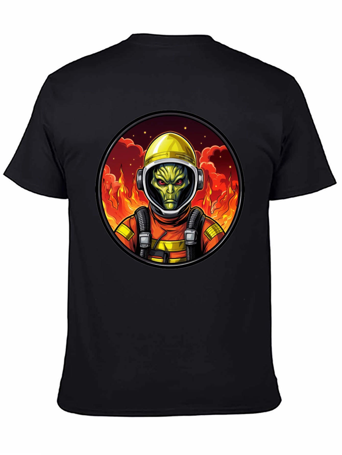 Alien Firefighter Graphic Tee