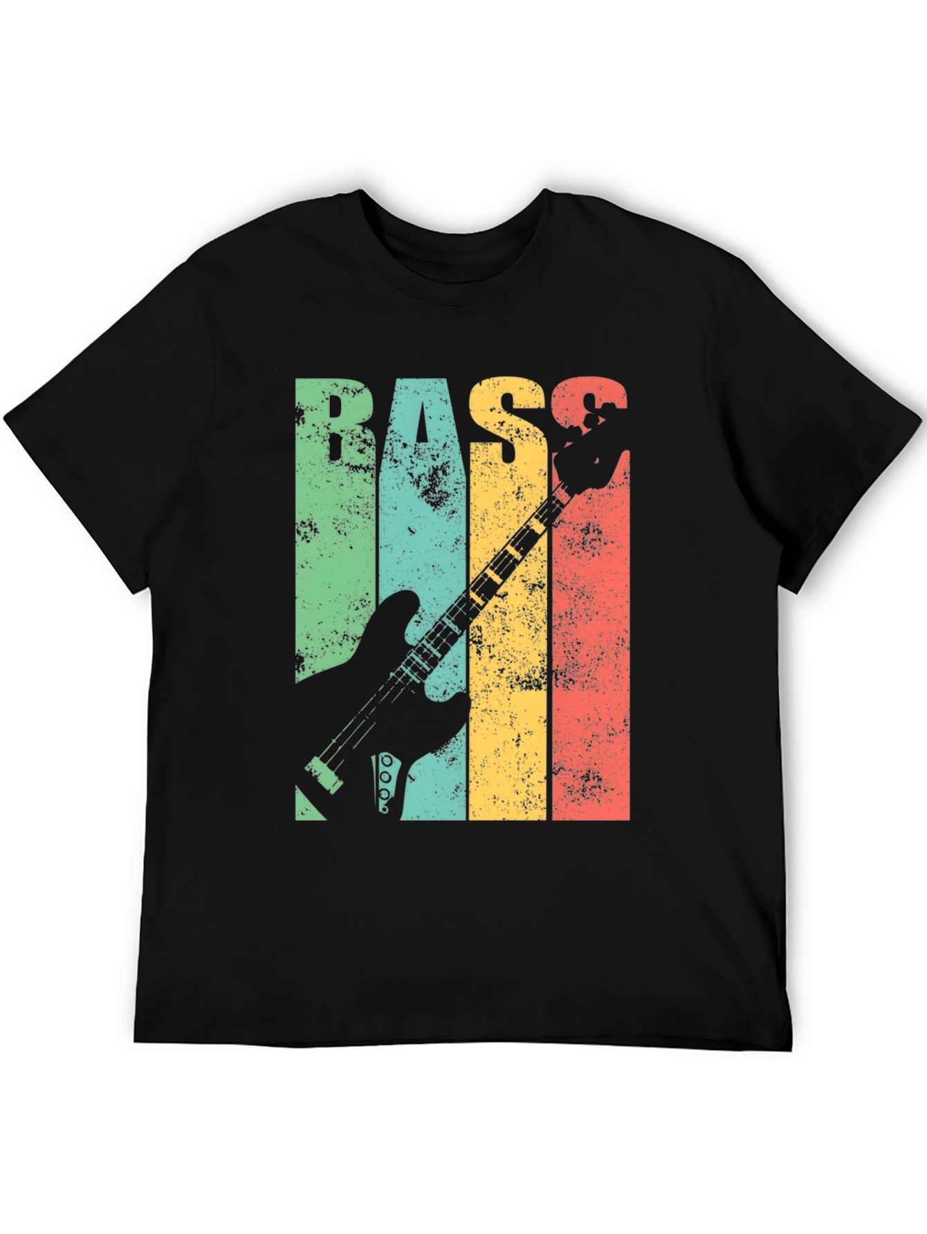 Vintage Bass Guitar T-Shirt - Retro Music Tee