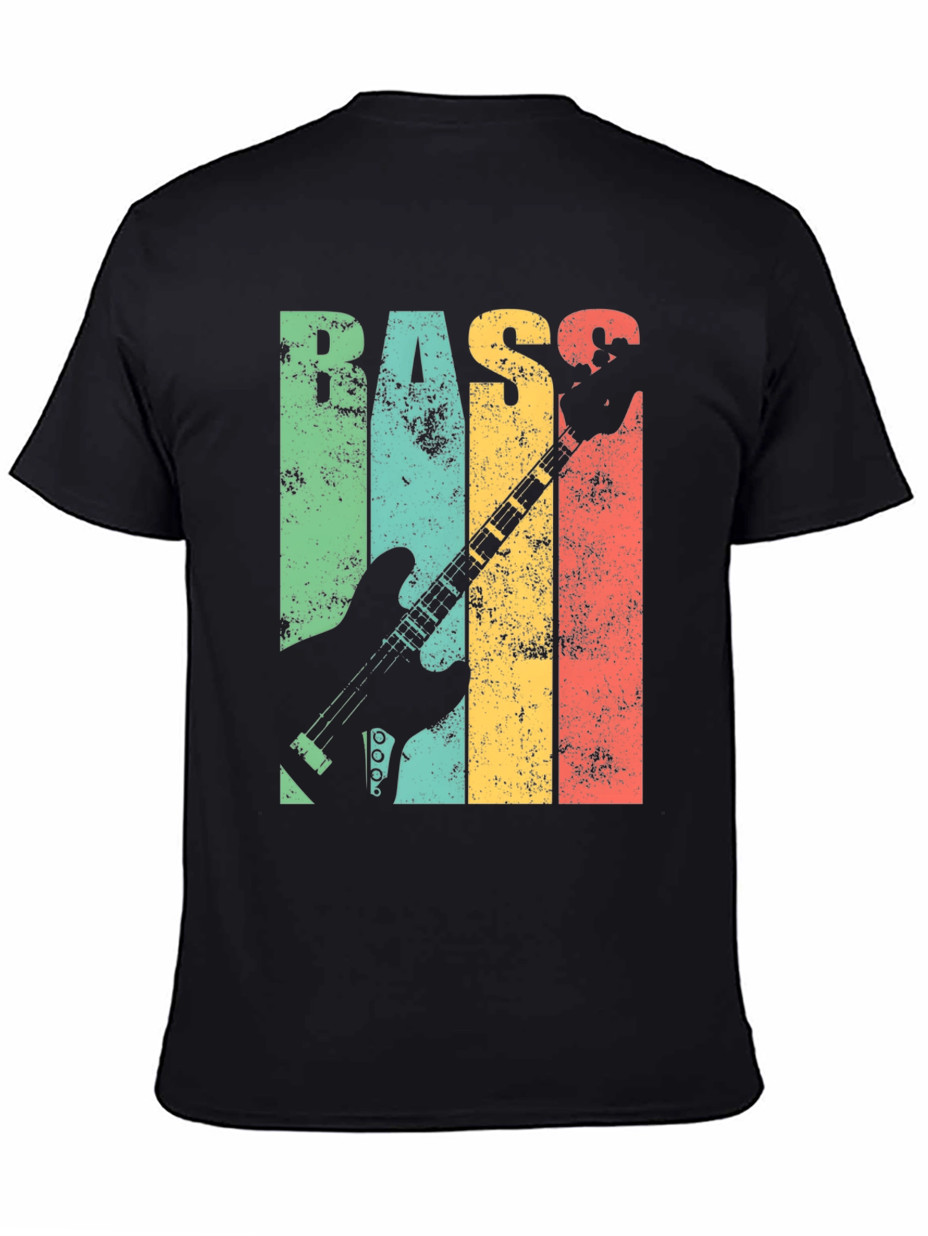 Vintage Bass Guitar T-Shirt - Retro Music Tee