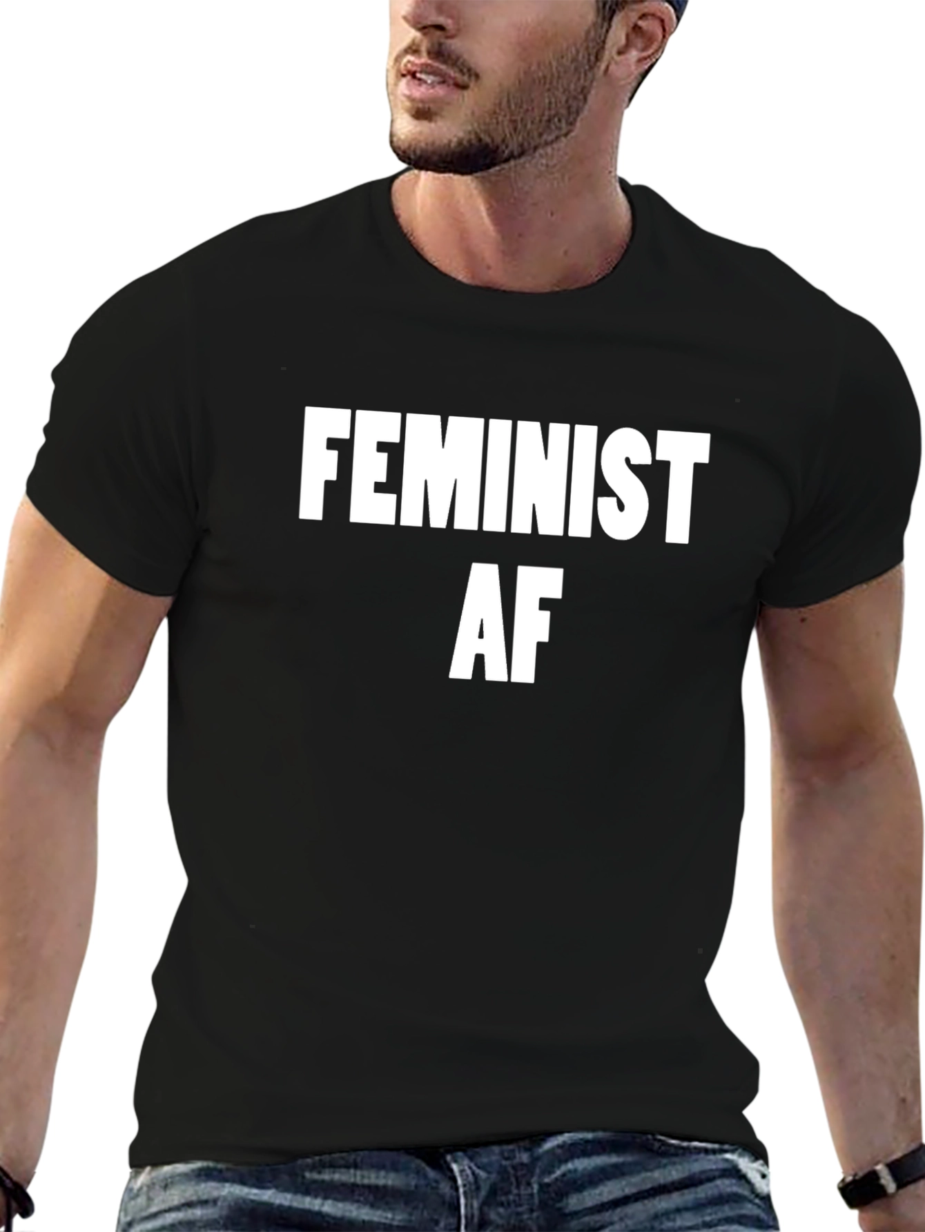 Feminist AF Graphic Tee - Bold Statement Shirt