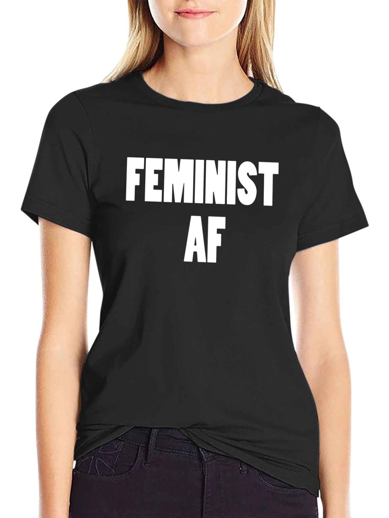 Feminist AF Graphic Tee - Bold Statement Shirt