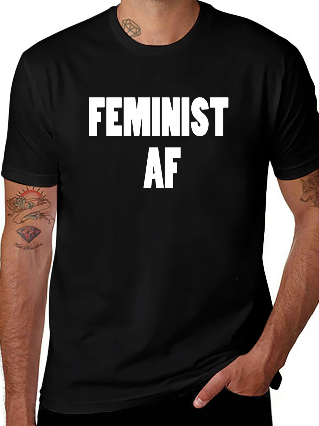 Feminist AF Graphic Tee - Bold Statement Shirt