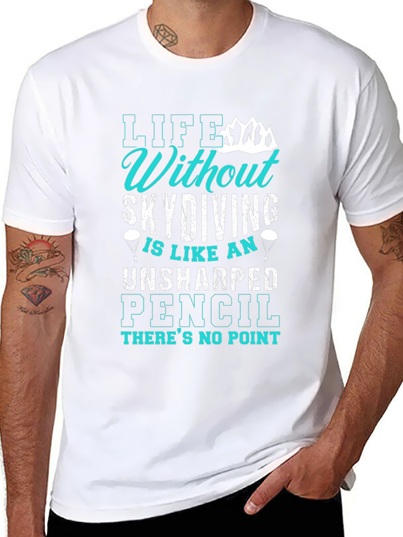 Skydiving T-Shirt: Life Without Skydiving