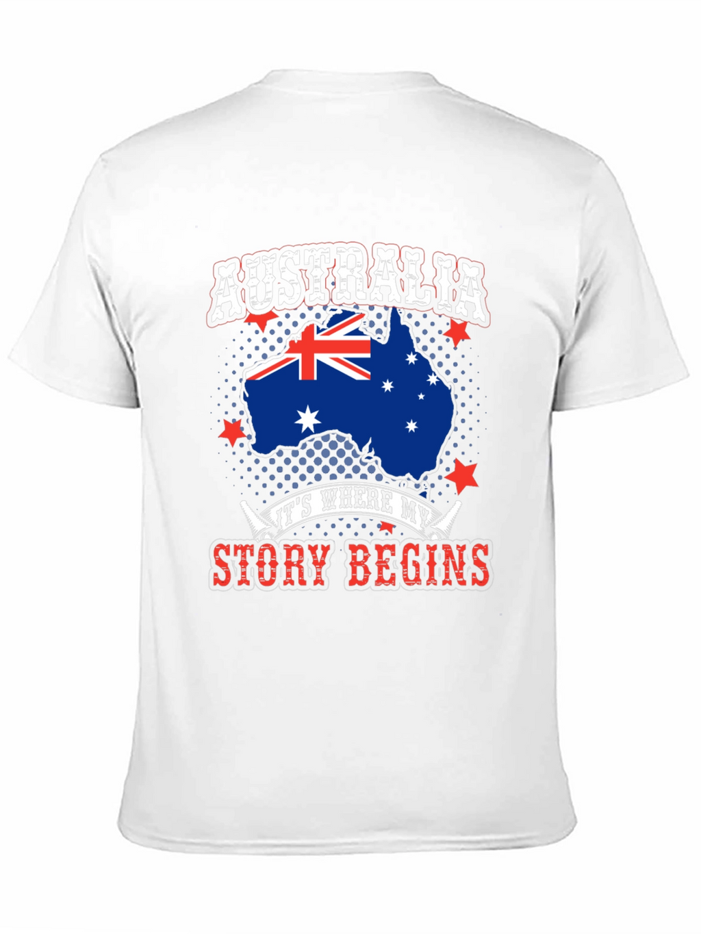 Australia Story Begins T-Shirt - Aussie Pride Tee