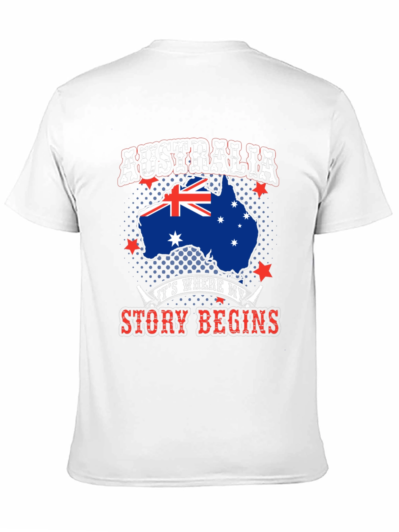 Australia Story Begins T-Shirt - Aussie Pride Tee