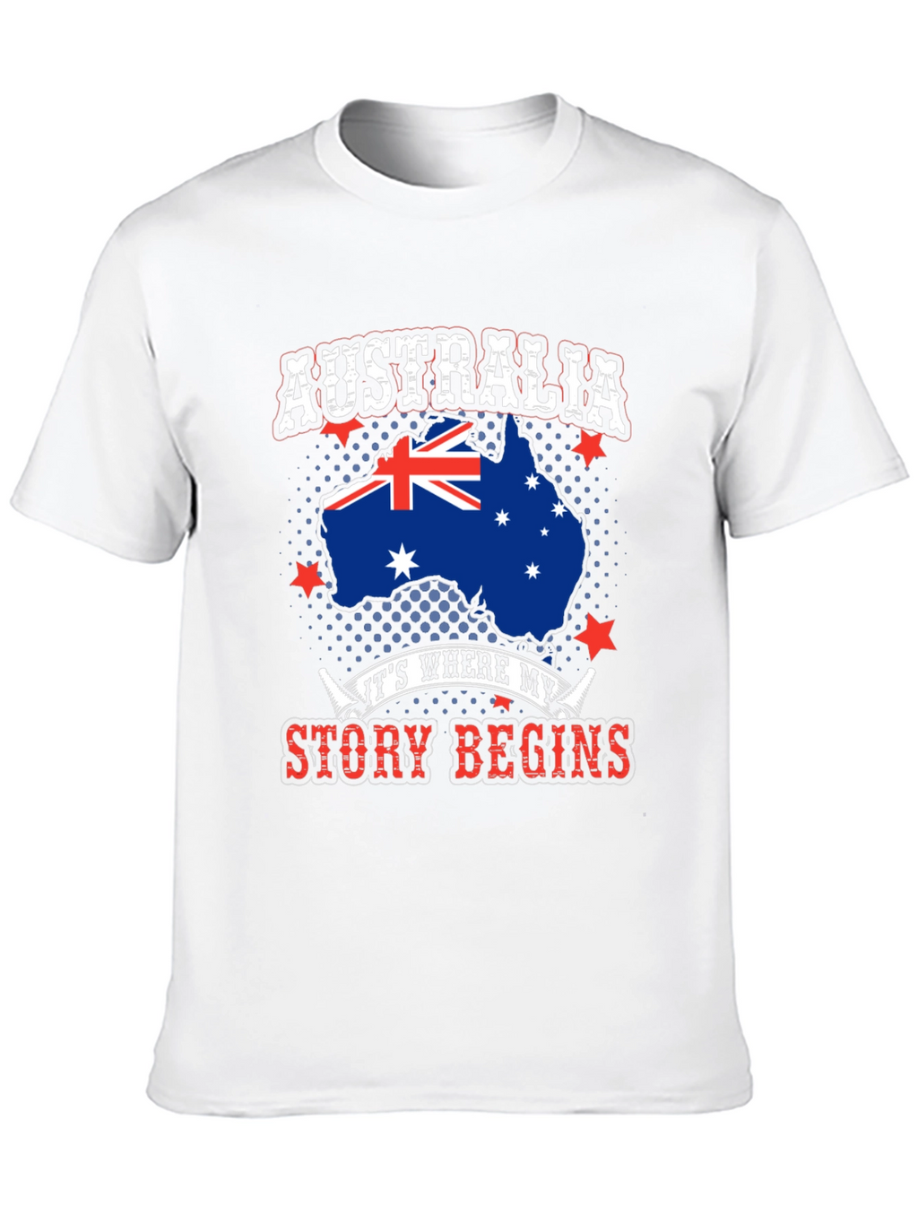 Australia Story Begins T-Shirt - Aussie Pride Tee