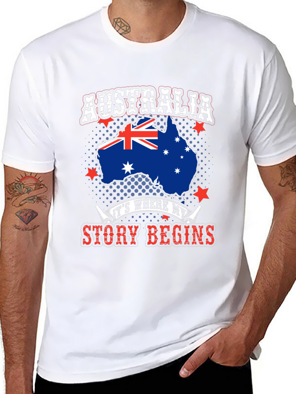 Australia Story Begins T-Shirt - Aussie Pride Tee