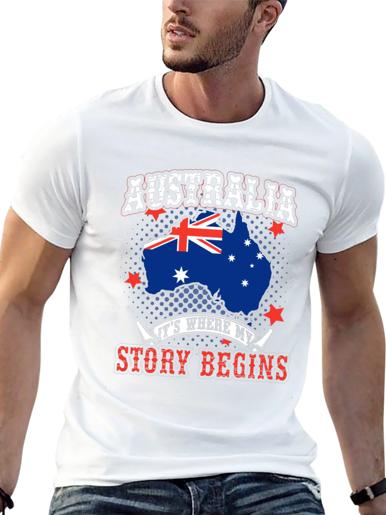 Australia Story Begins T-Shirt - Aussie Pride Tee