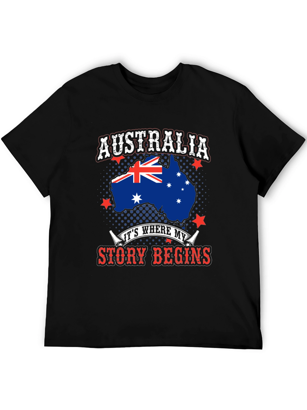 Australia Story Begins T-Shirt - Aussie Pride Tee