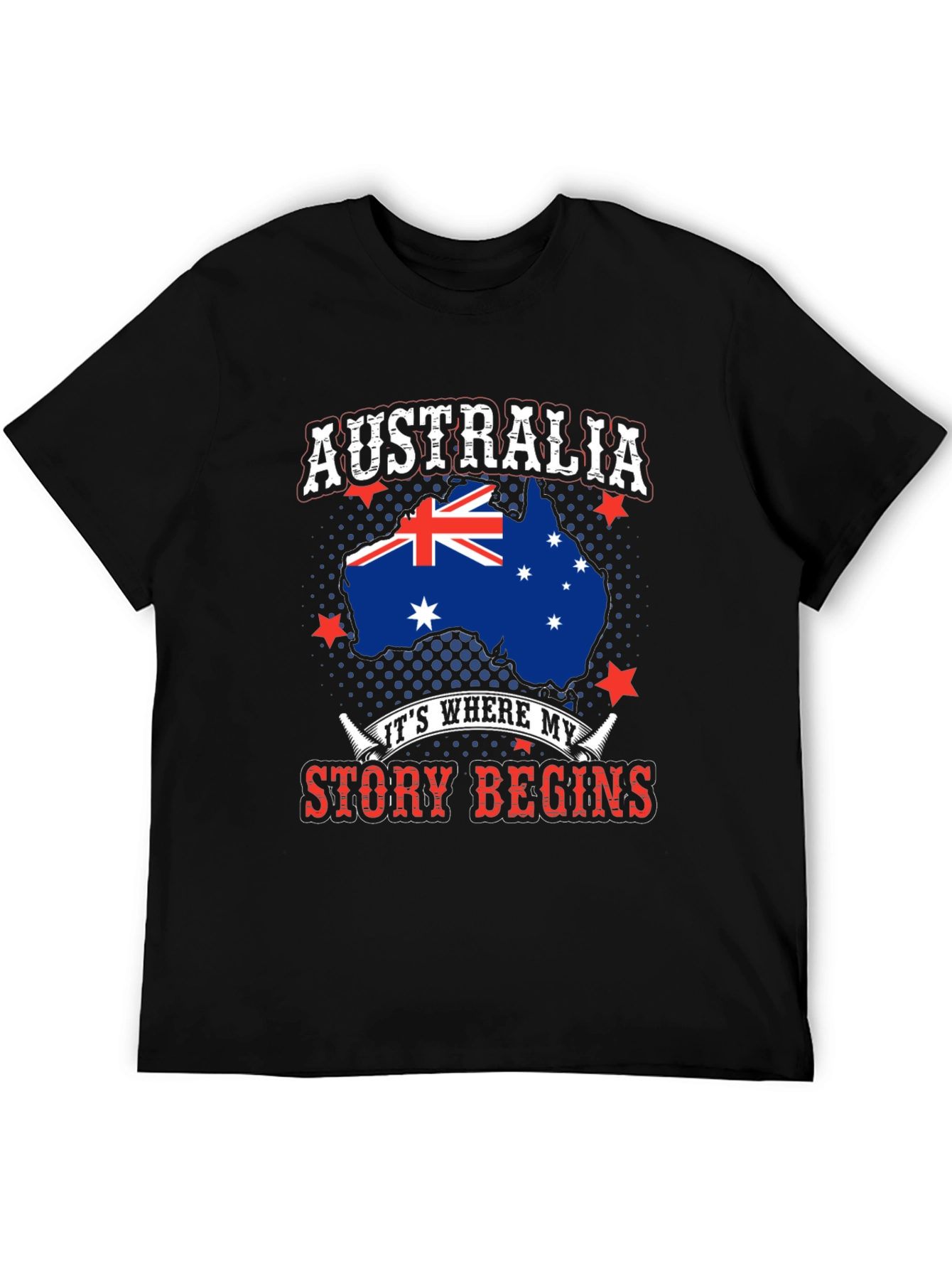 Australia Story Begins T-Shirt - Aussie Pride Tee