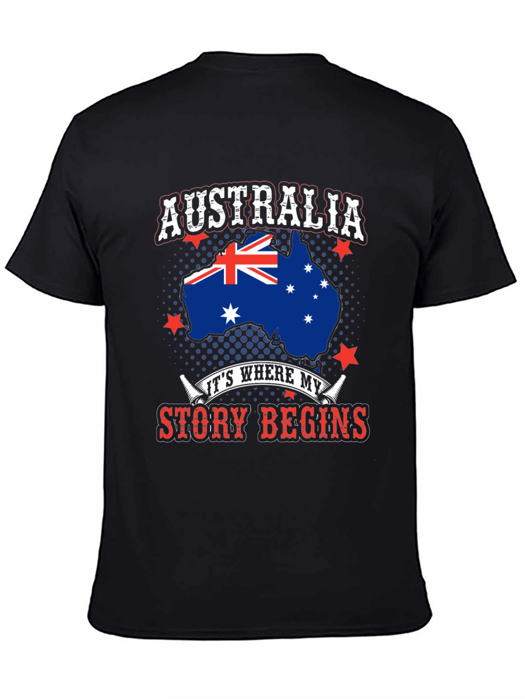 Australia Story Begins T-Shirt - Aussie Pride Tee