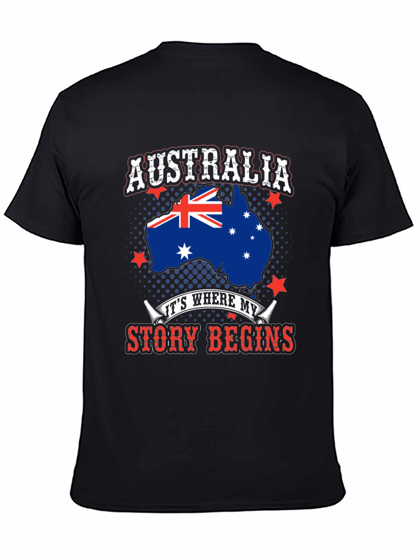 Australia Story Begins T-Shirt - Aussie Pride Tee