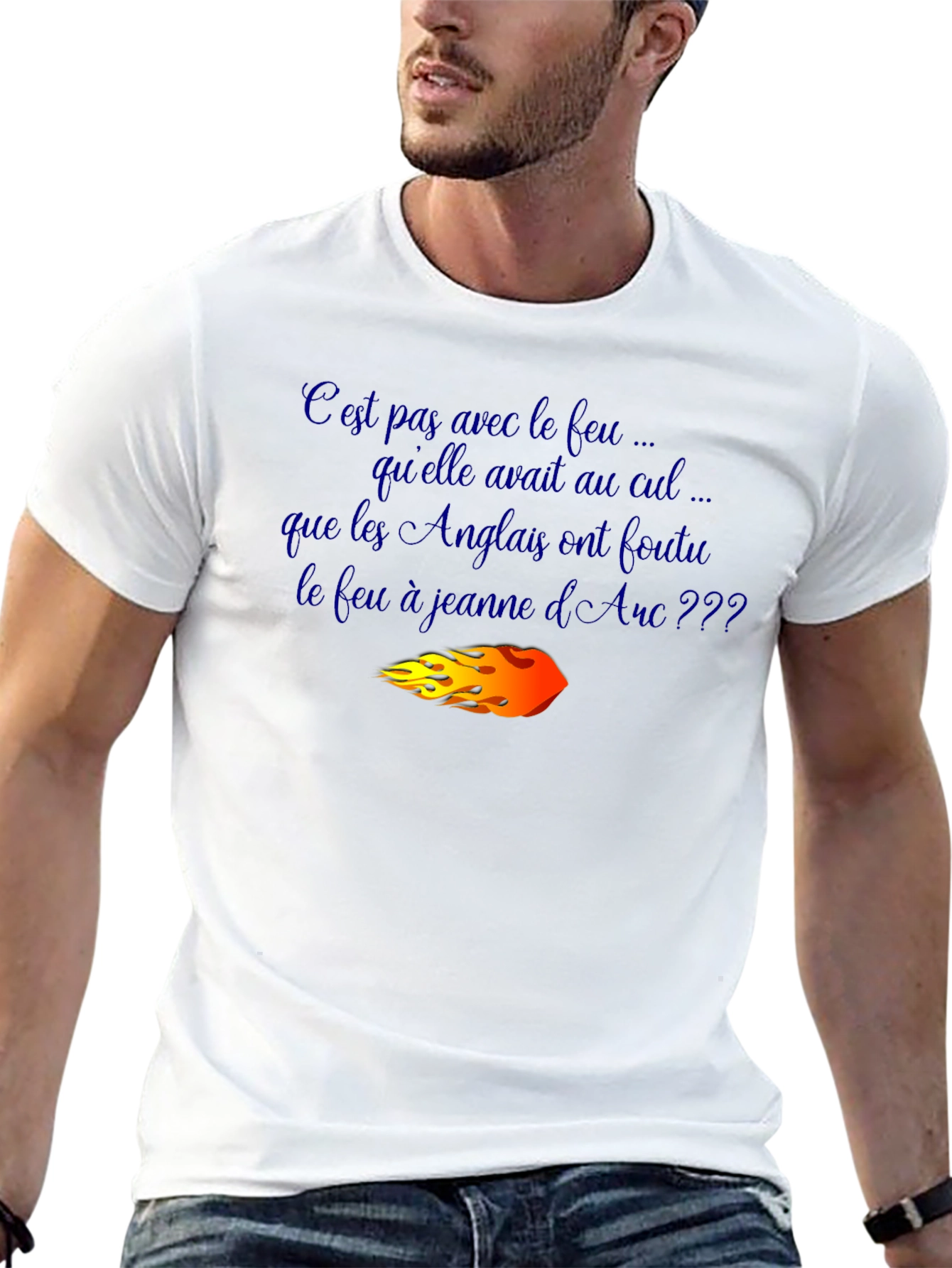 Joan of Arc T-Shirt - Humorous French Slogan