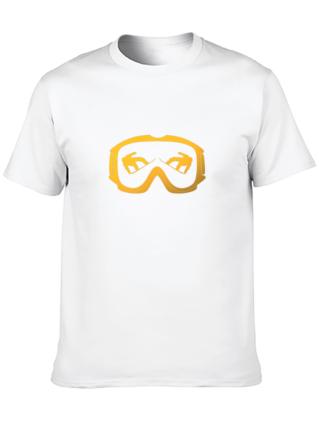 Snowboarder Goggles Graphic Tee - Black