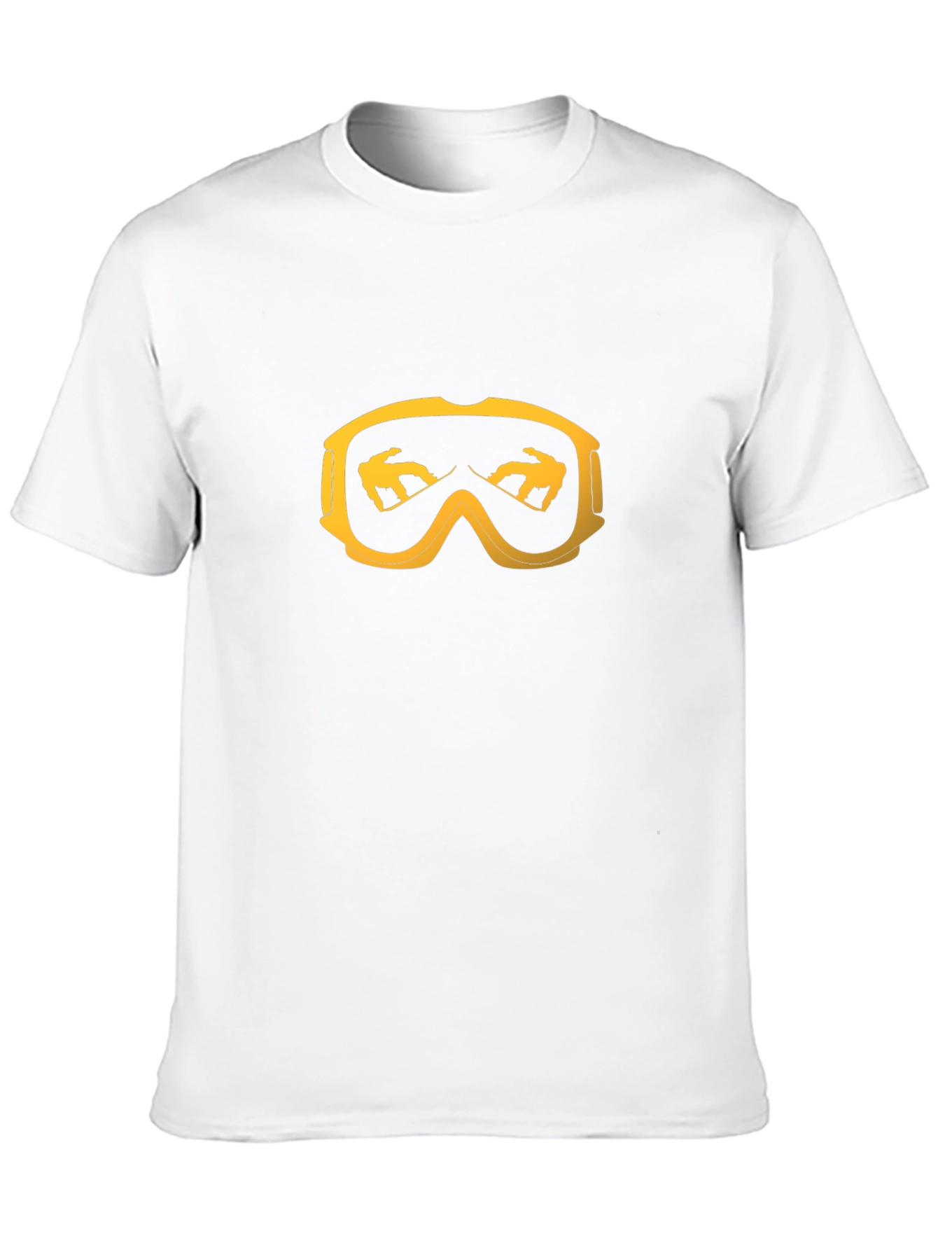 Snowboarder Goggles Graphic Tee - Black