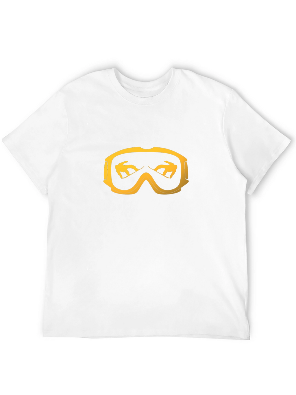 Snowboarder Goggles Graphic Tee - Black