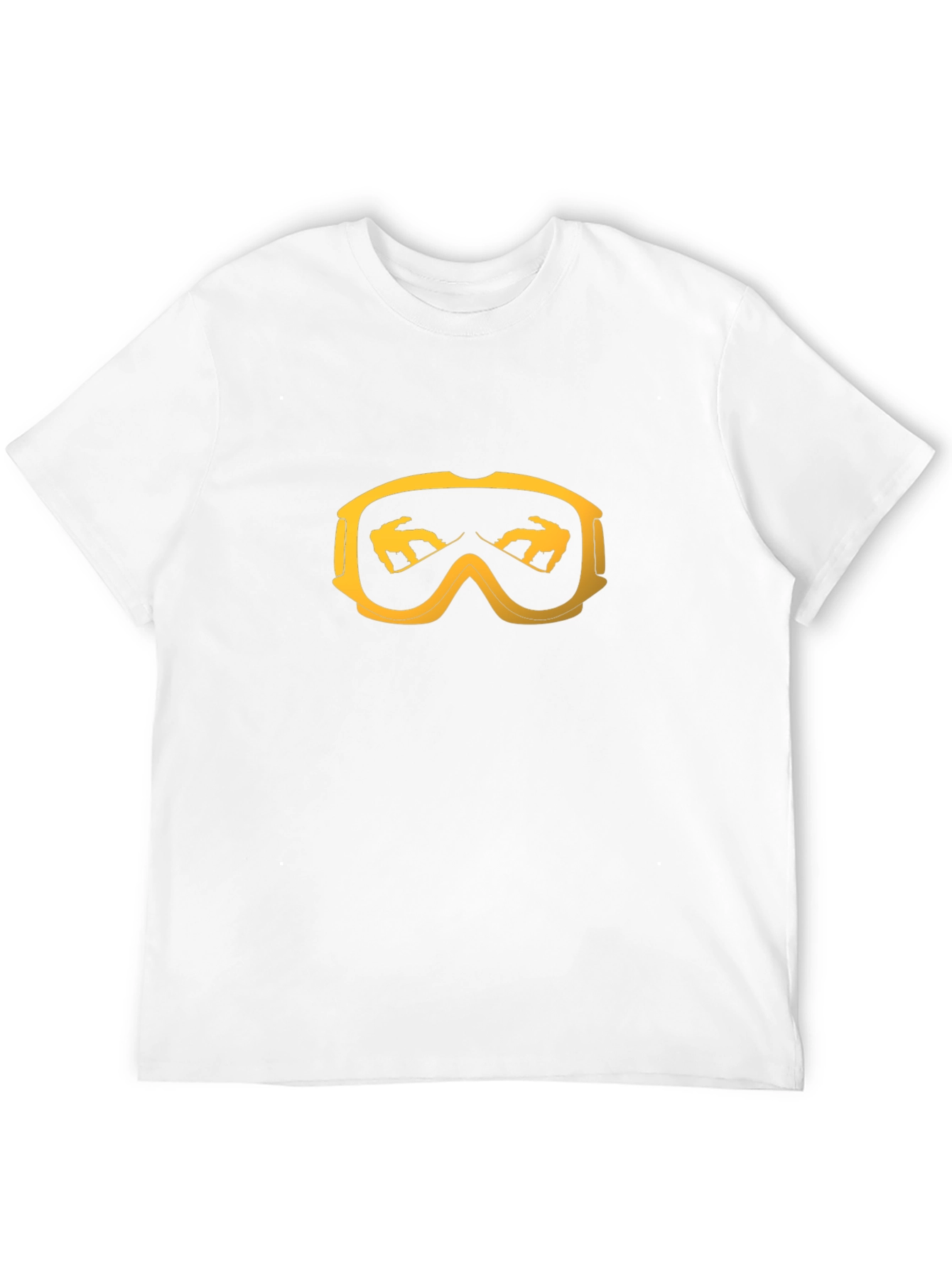 Snowboarder Goggles Graphic Tee - Black