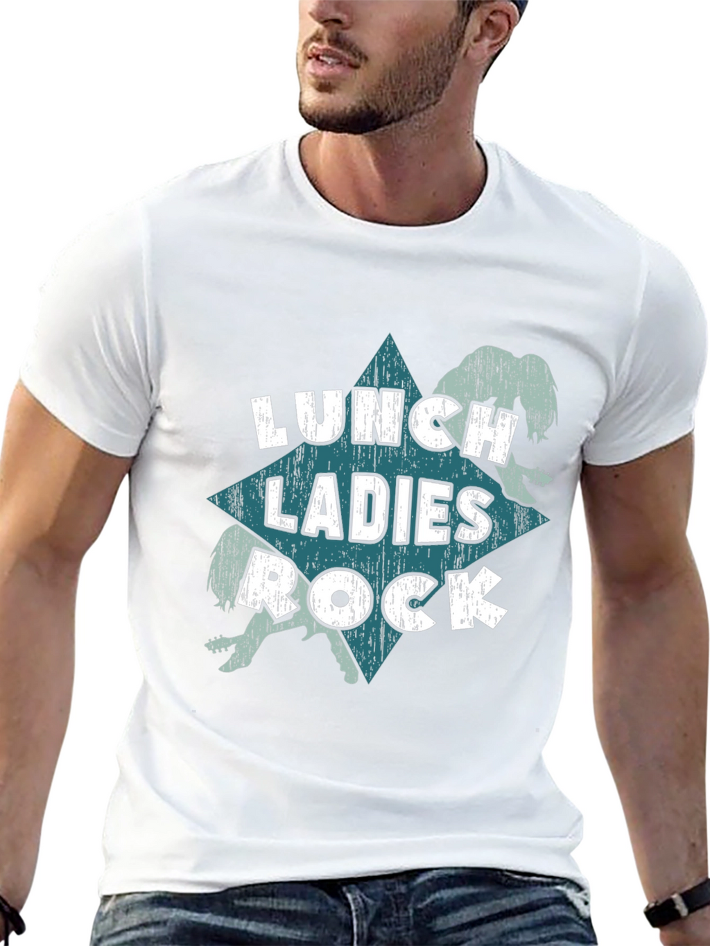 Lunch Ladies Rock T-Shirt - Cool Graphic Tee