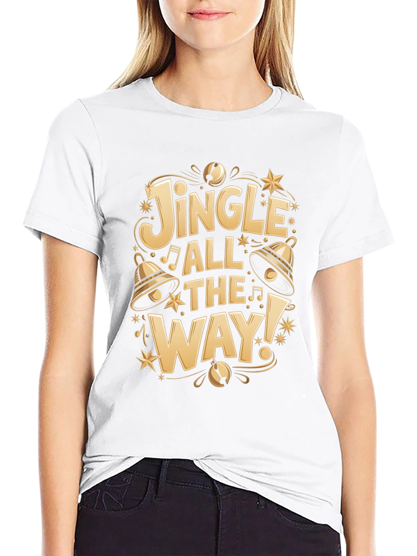 Festive Jingle All The Way Christmas T-Shirt