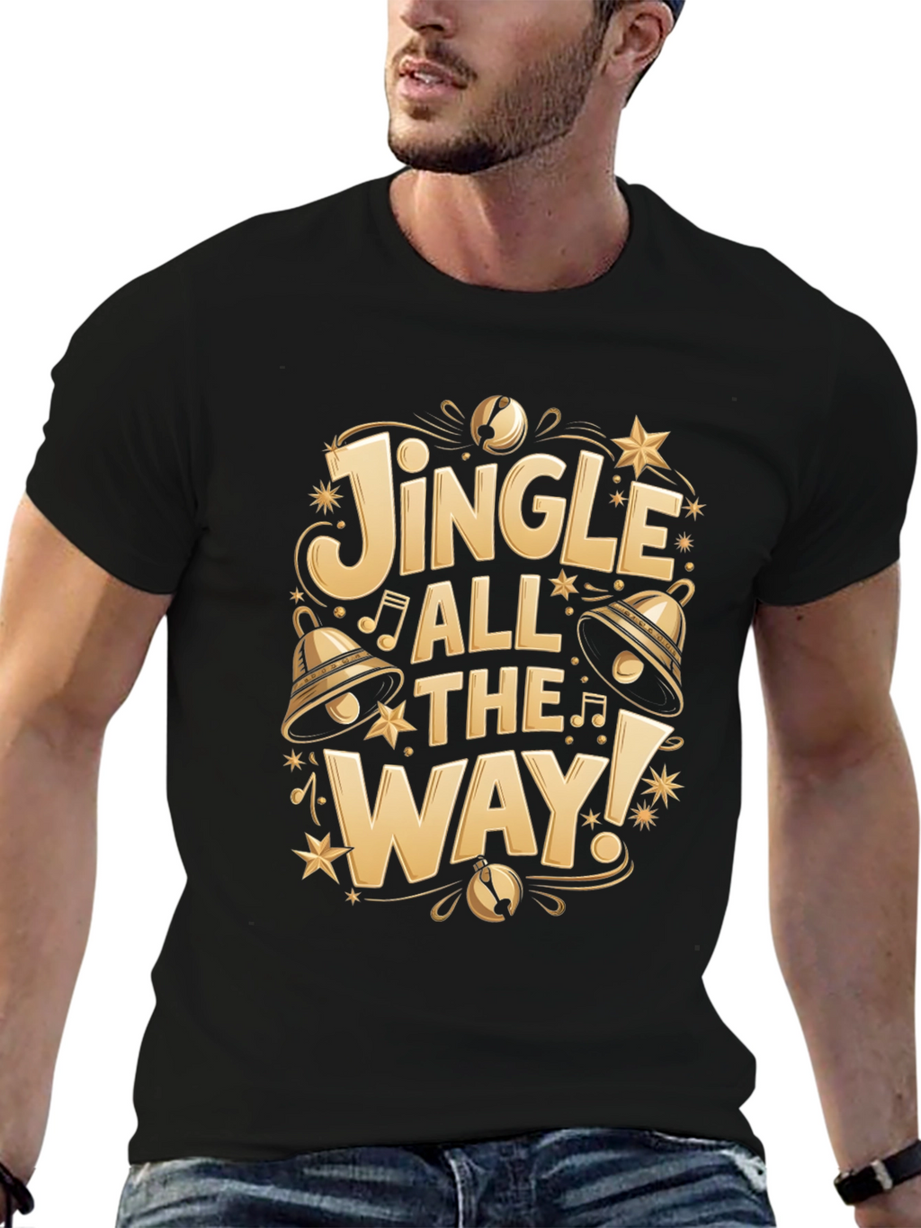 Festive Jingle All The Way Christmas T-Shirt