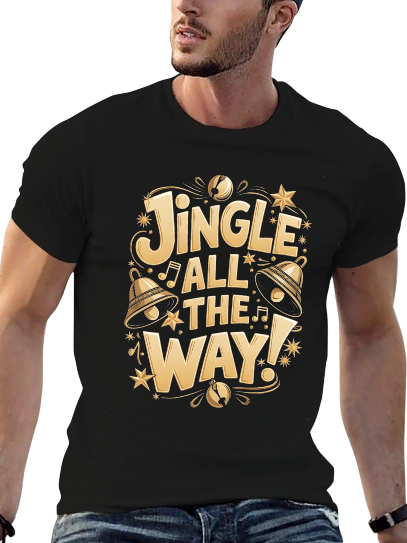 Festive Jingle All The Way Christmas T-Shirt