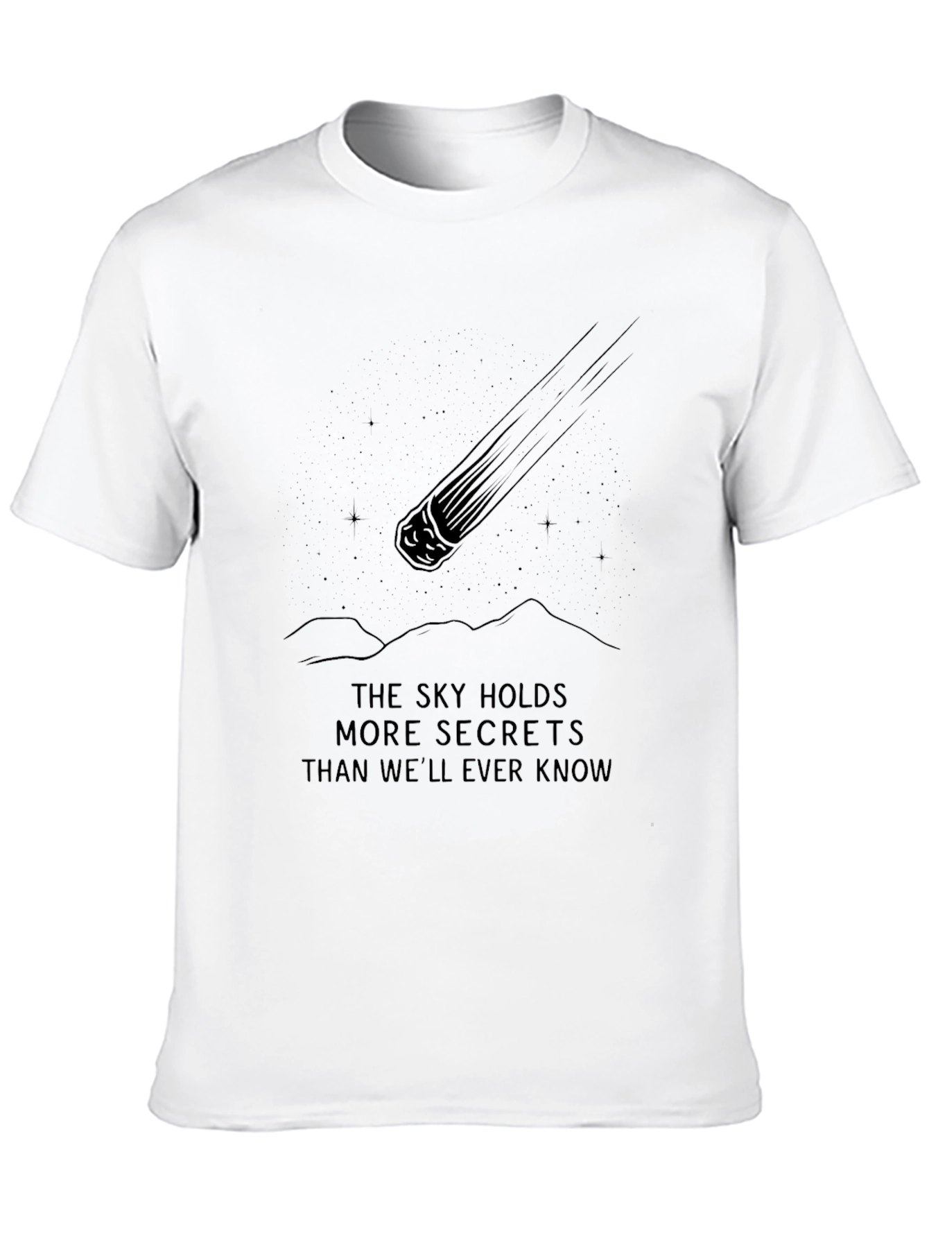 Sky Secrets Graphic Tee - Comfortable Casual Wear