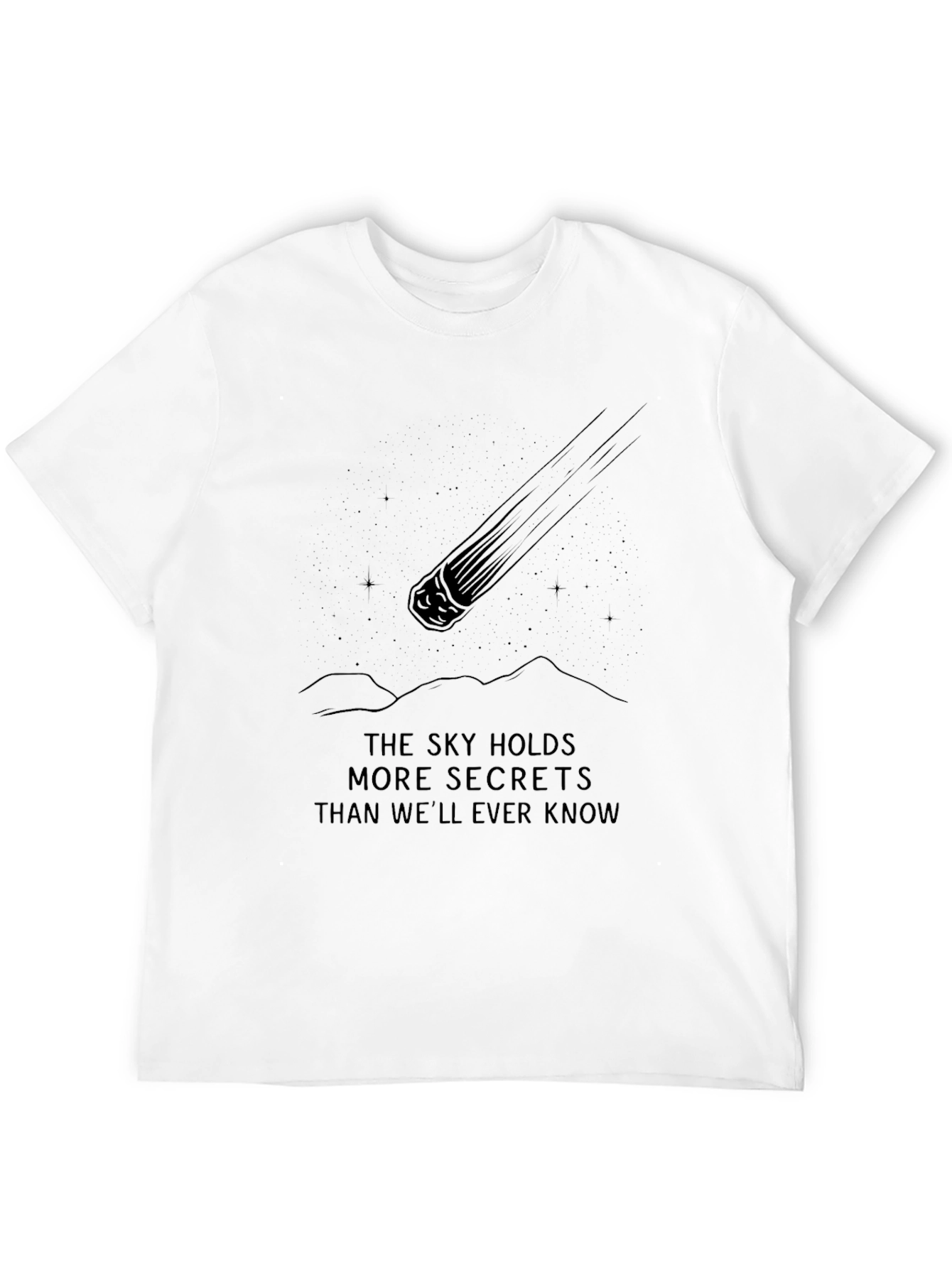 Sky Secrets Graphic Tee - Comfortable Casual Wear