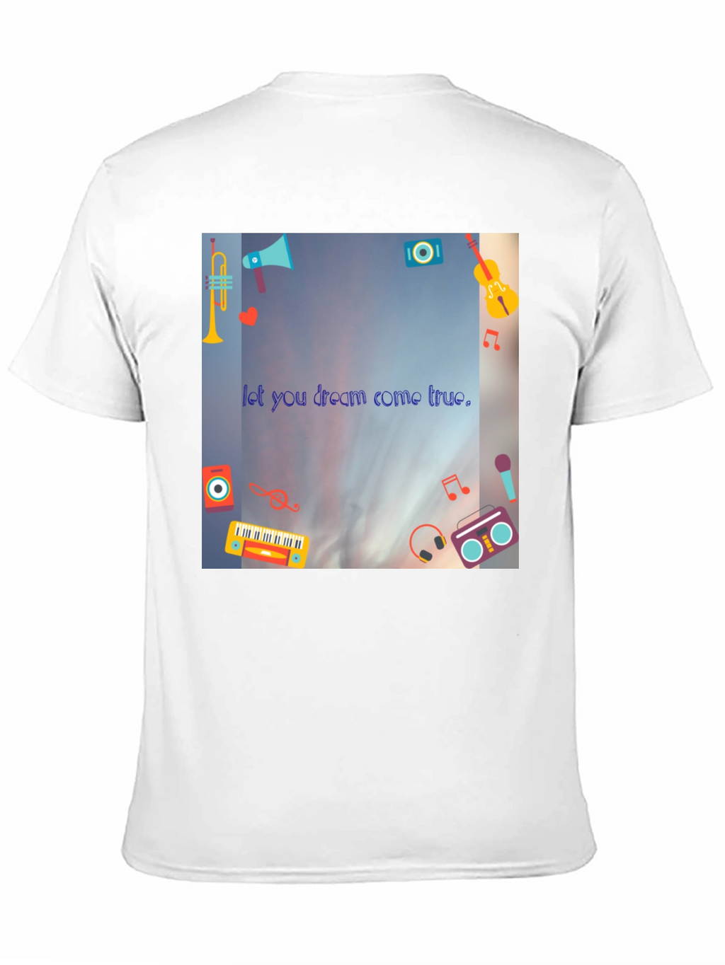 Dream Come True Black T-Shirt - Music Lovers Tee