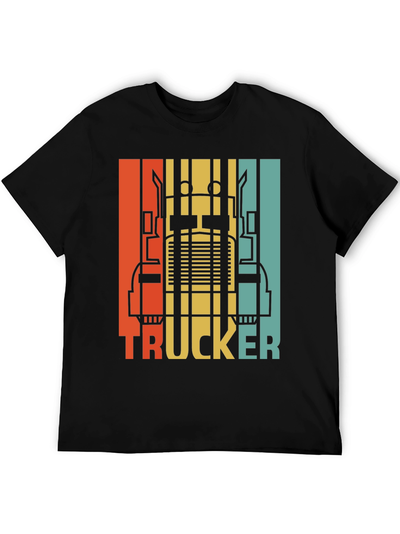 Vintage Style Trucker T-Shirt - Retro Design