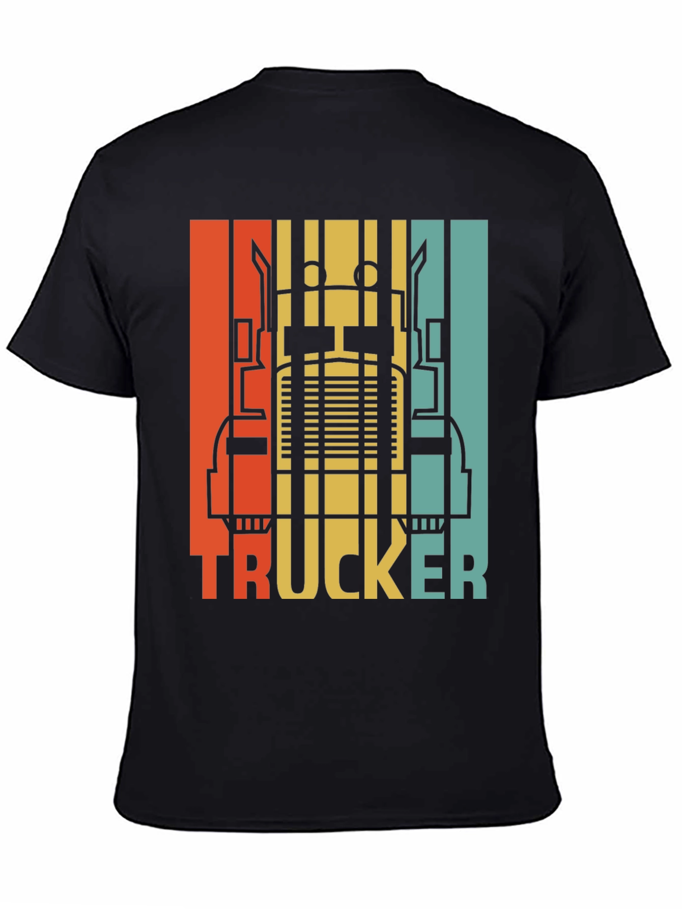 Vintage Style Trucker T-Shirt - Retro Design