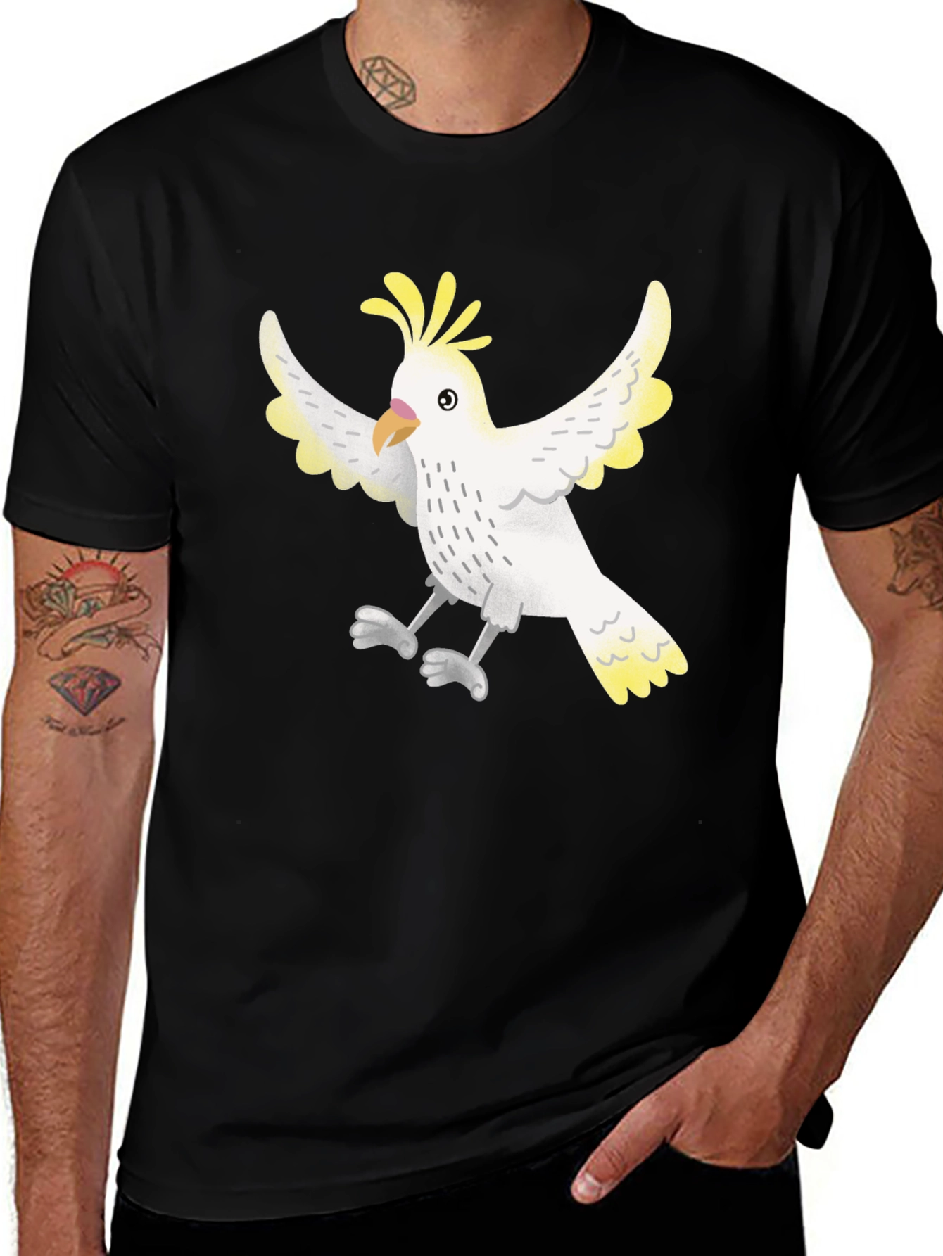 Cockatoo T-Shirt - Unique Graphic Tee for Bird Lovers