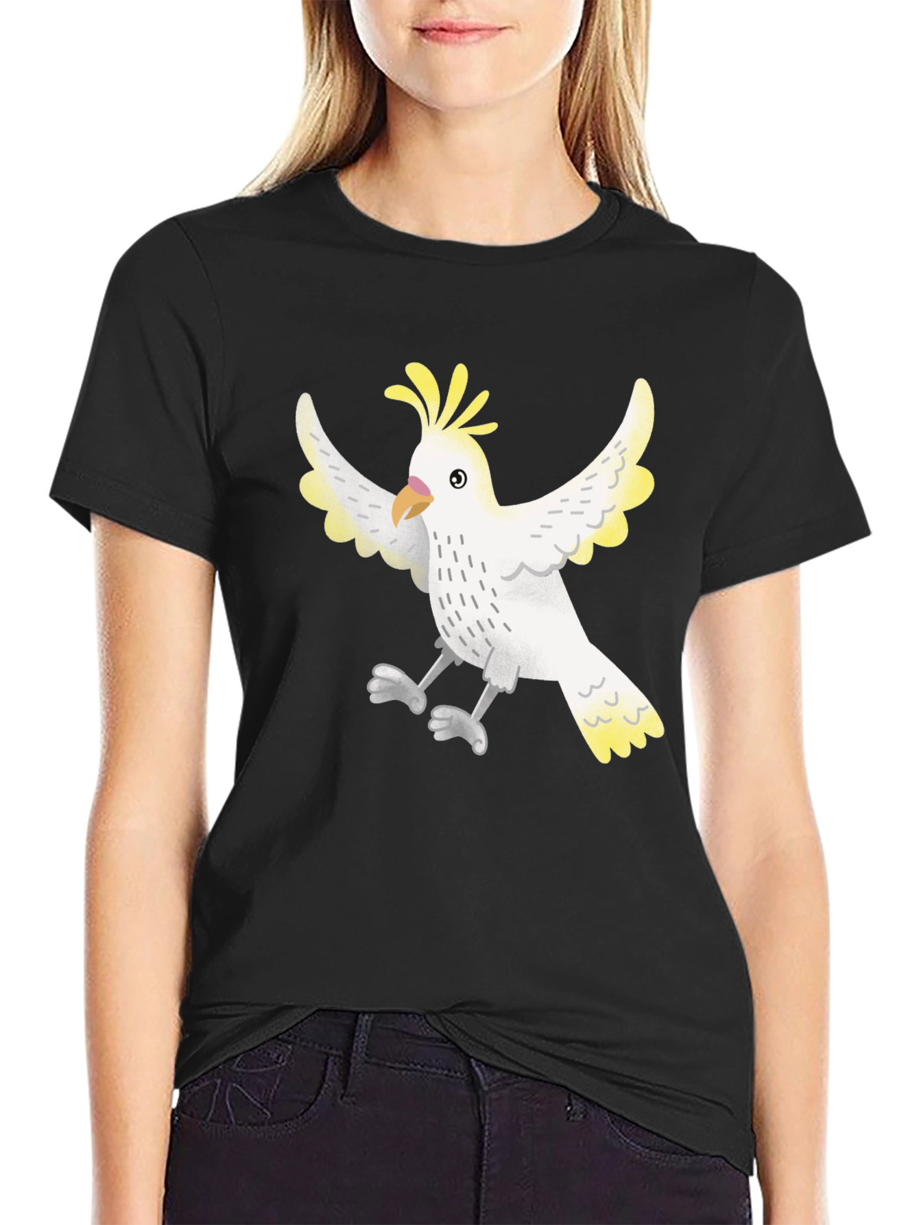 Cockatoo T-Shirt - Unique Graphic Tee for Bird Lovers