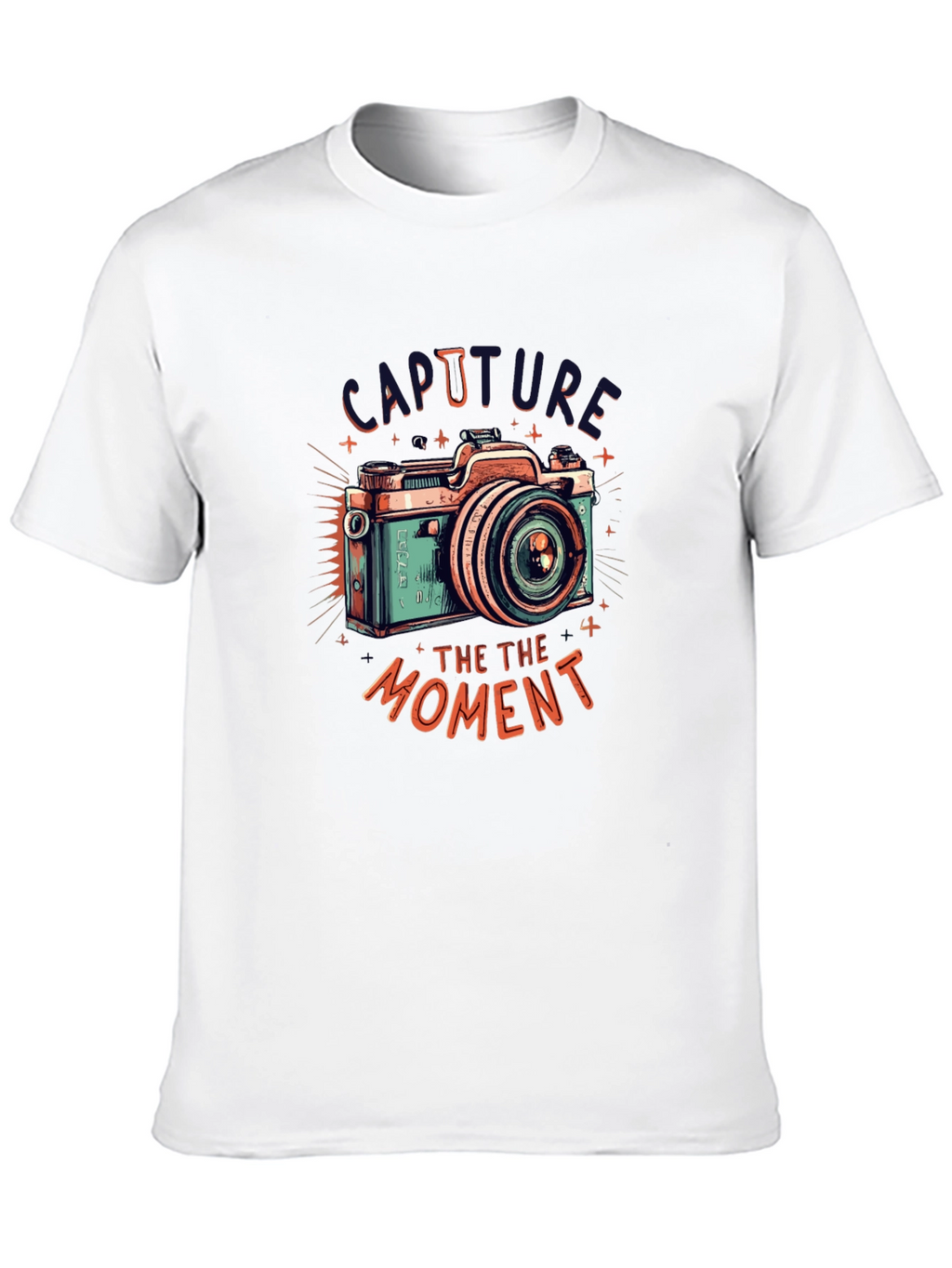 Retro Camera Graphic Tee - Capture the Moment