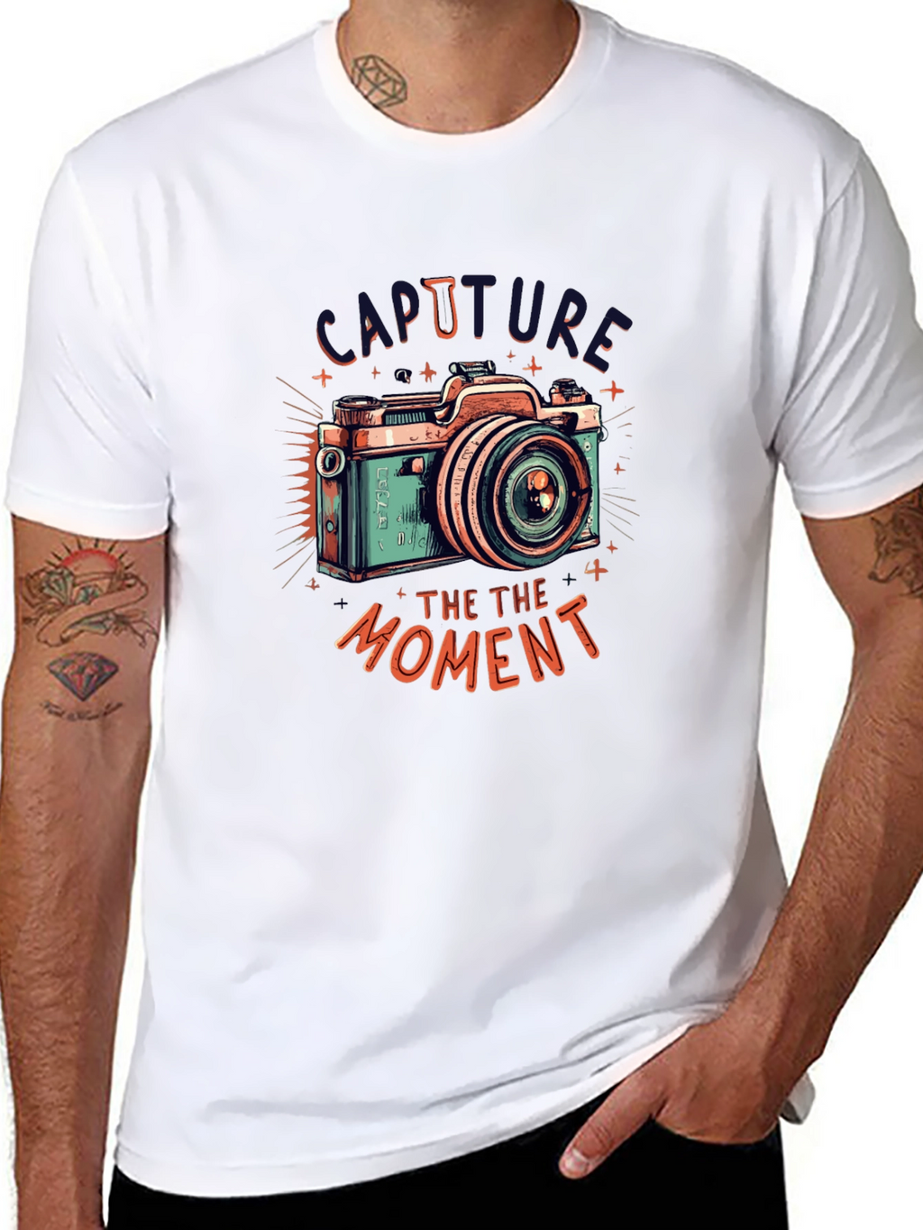 Retro Camera Graphic Tee - Capture the Moment