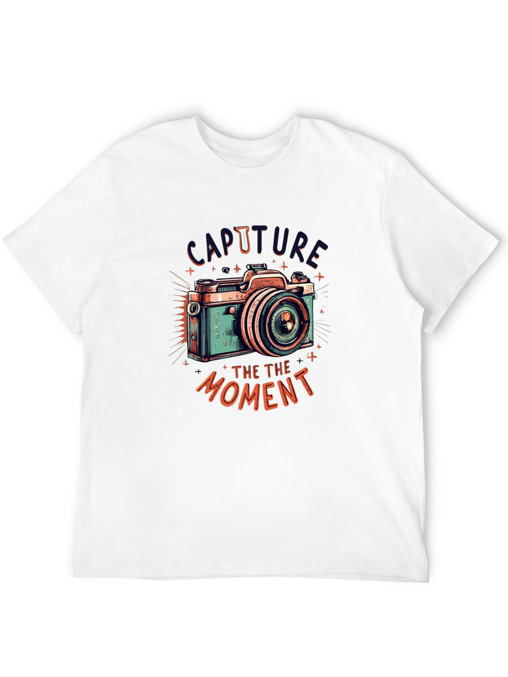 Retro Camera Graphic Tee - Capture the Moment